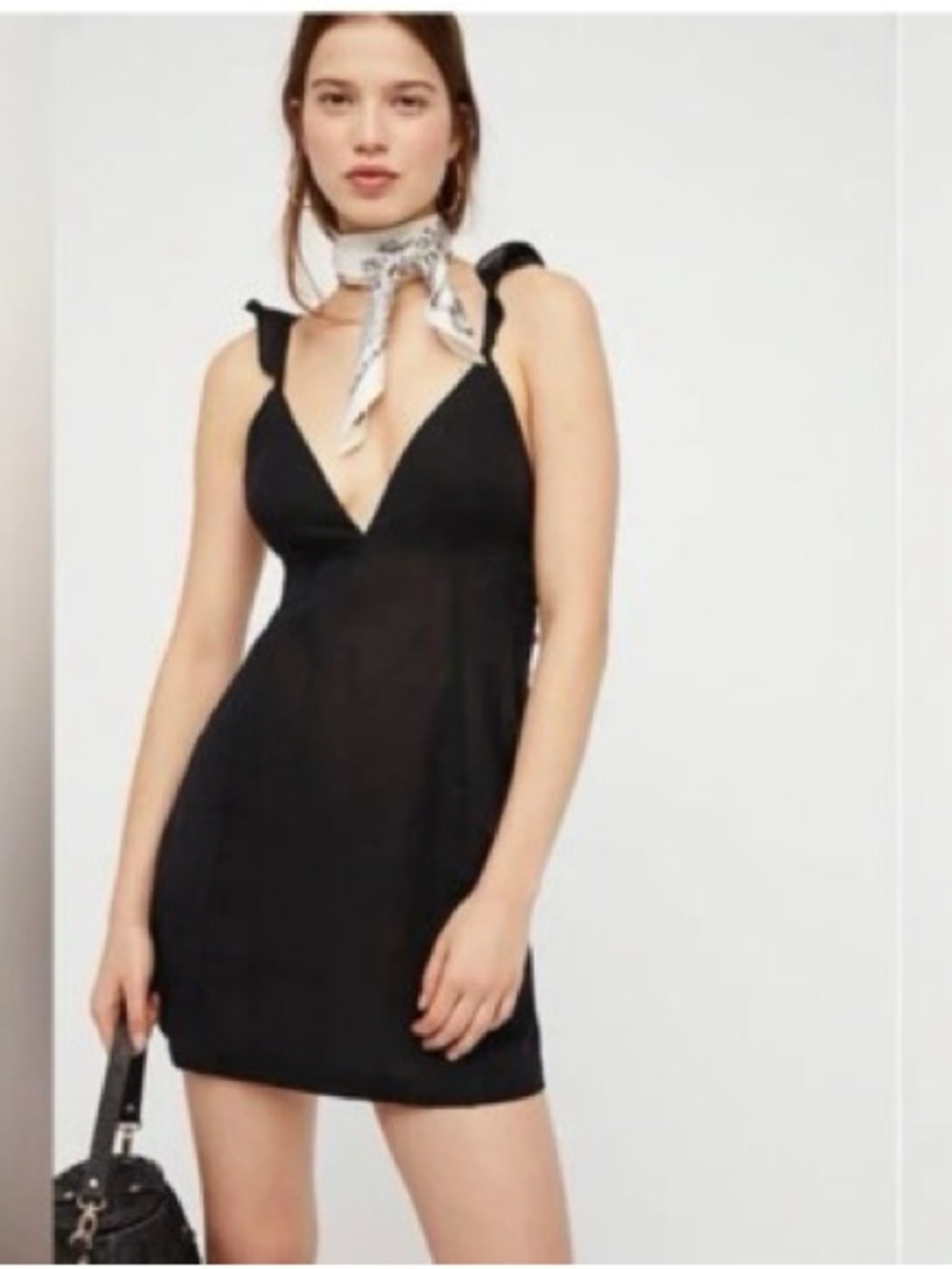 Free People Josie Deep V mini dress